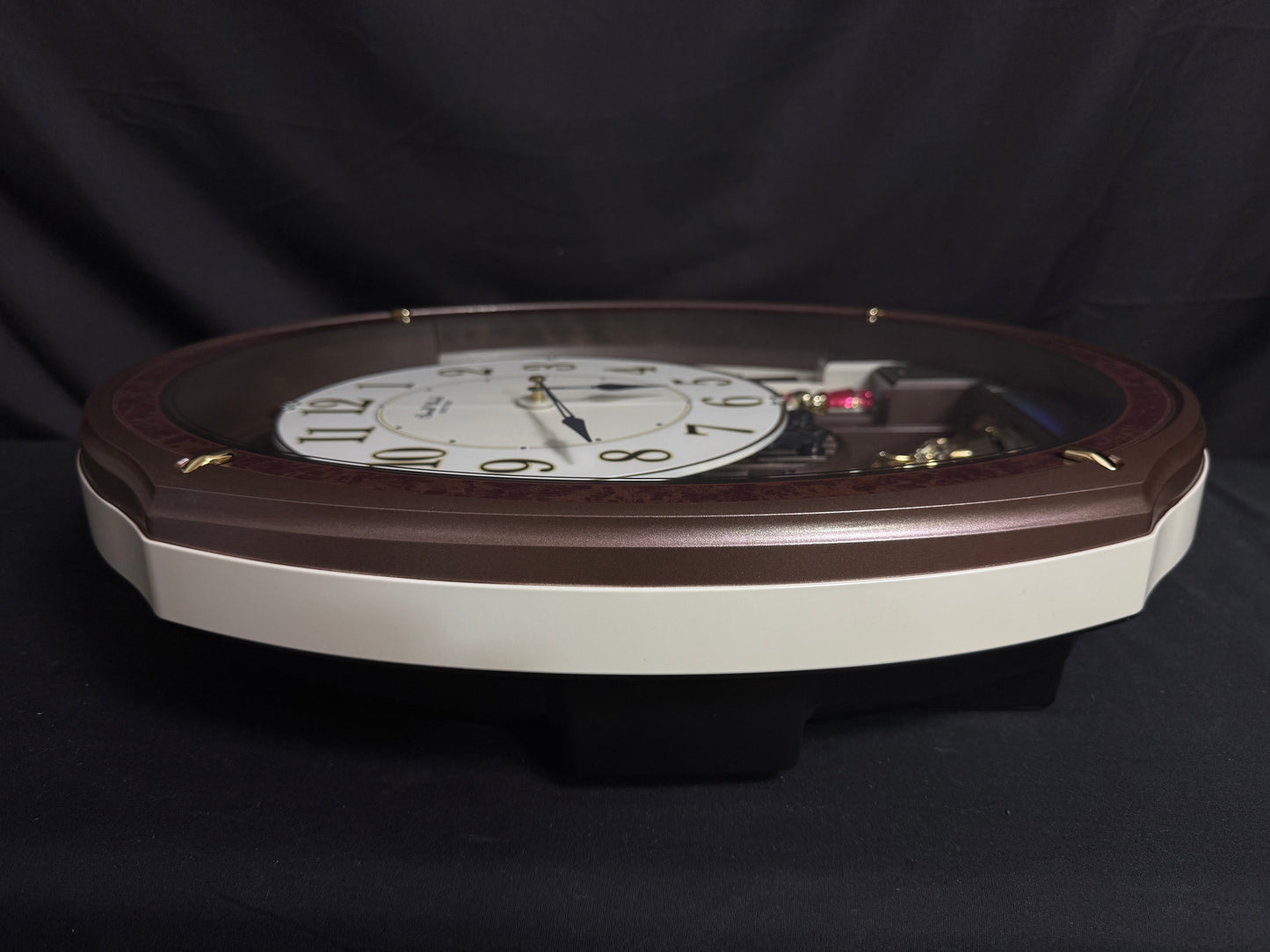 Rhythm "Harmony Blessing" Moving Dial Magic Motion Musical Wall Clock - 4MH423WR23