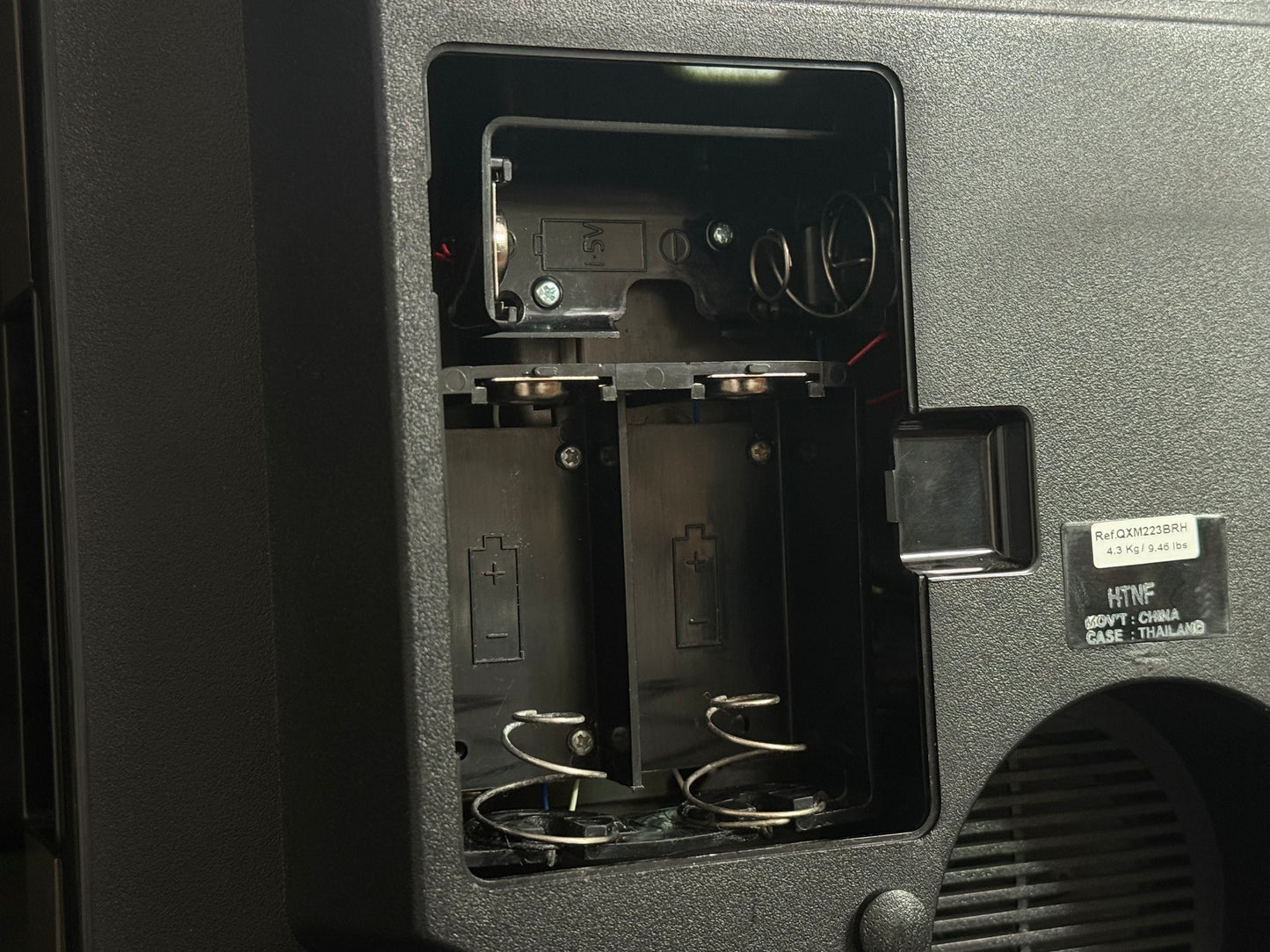 Seiko QXM223BRH "Classic Dropping Dial" Melodies in Motion Musical Moving Wall Clock