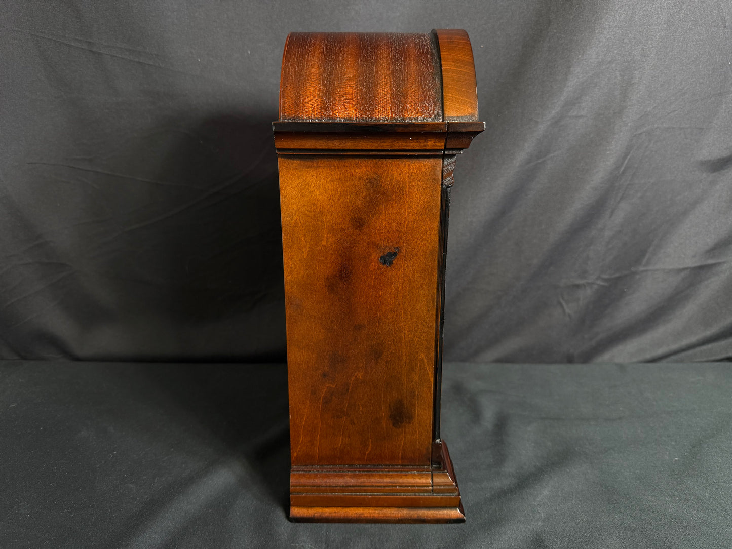 Rhythm "CTS Naples" Traditional Wooden Musical Mantel Clock with Popular Melodies - CRH120UR06