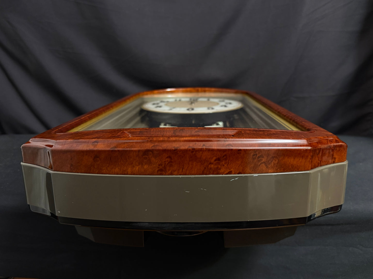 Seiko QXM223BRH "Classic Dropping Dial" Melodies in Motion Musical Moving Wall Clock