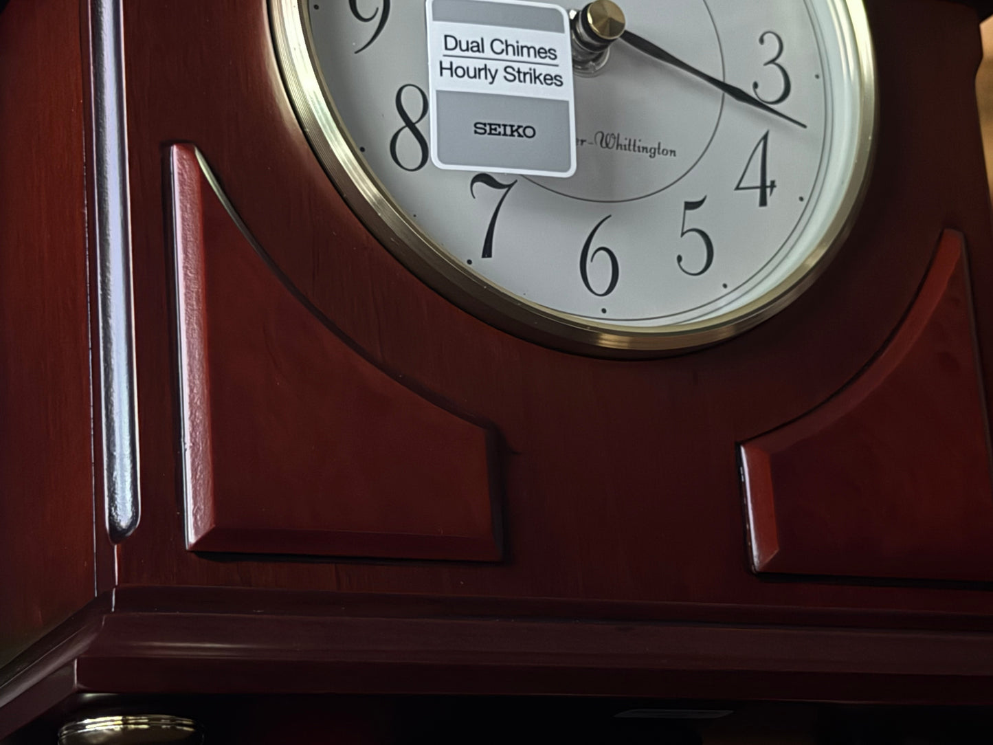 Seiko QXJ012BLH "Sayo" Traditional Wooden Chiming Mantel Clock