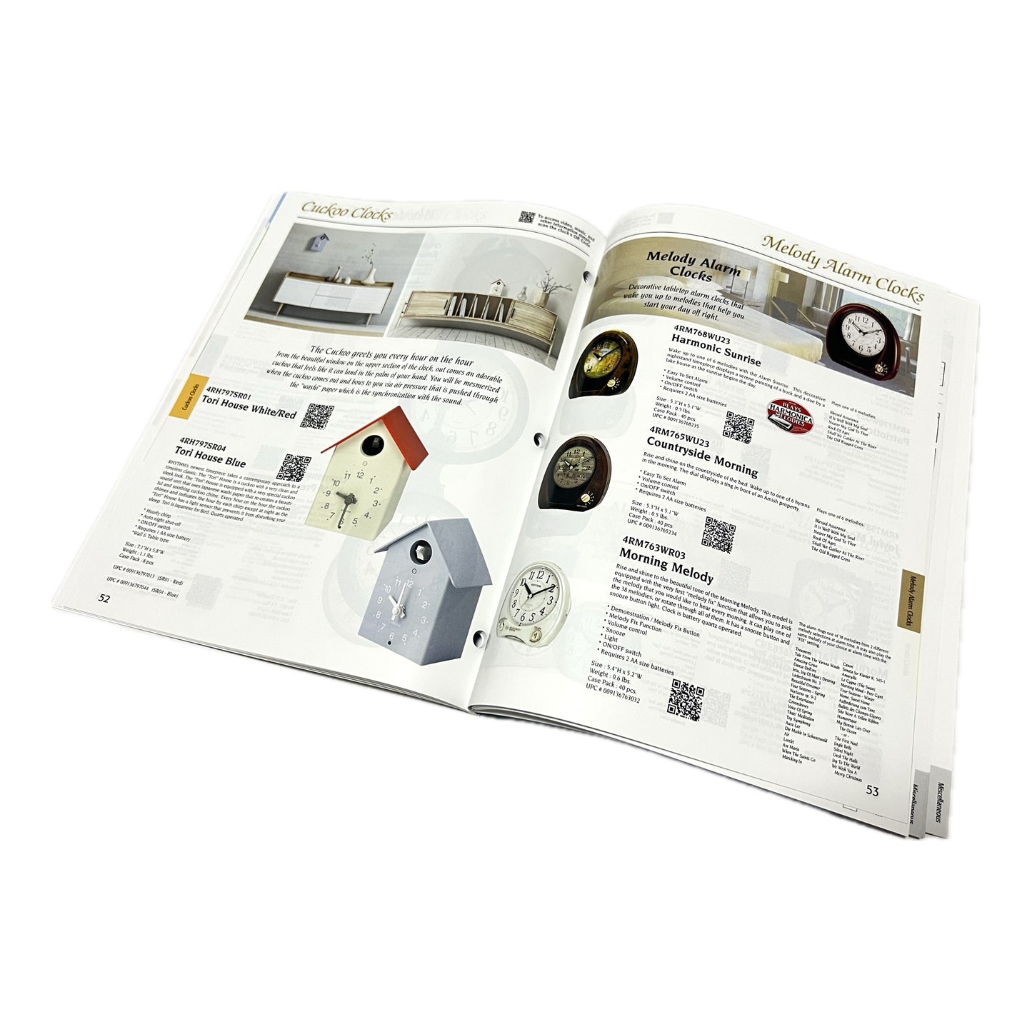 Rhythm USA's Final Clock Catalog (Physical Copy & Free Download)