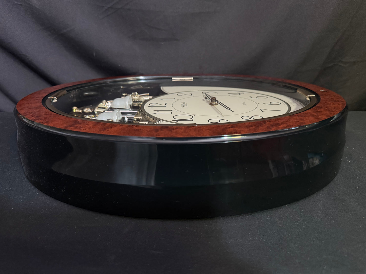 Rhythm "Small World Mènèt 2" Magic Motion Musical Wall Clock from Japan with Animated Figurines - 4MH690RH23