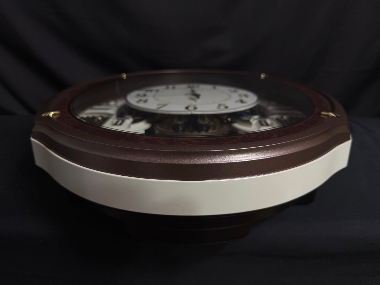 Rhythm "Harmony Blessing" Moving Dial Magic Motion Musical Wall Clock - 4MH423WR23