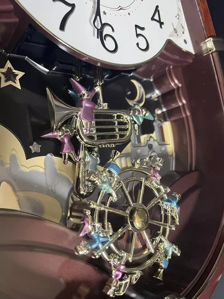 Citizen (Rhythm) "Pal Muse Rondeau B" Musical Motion Decorative Pendulum Wall Clock from Japan - 4MN401-B23