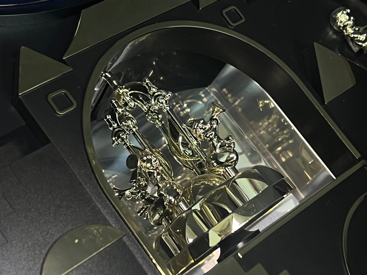 Rhythm “Timecracker 2000” Limited Edition Moving Earth Dial Magic Motion Musical Wall Clock with Popular Melodies - 4MH751NR19