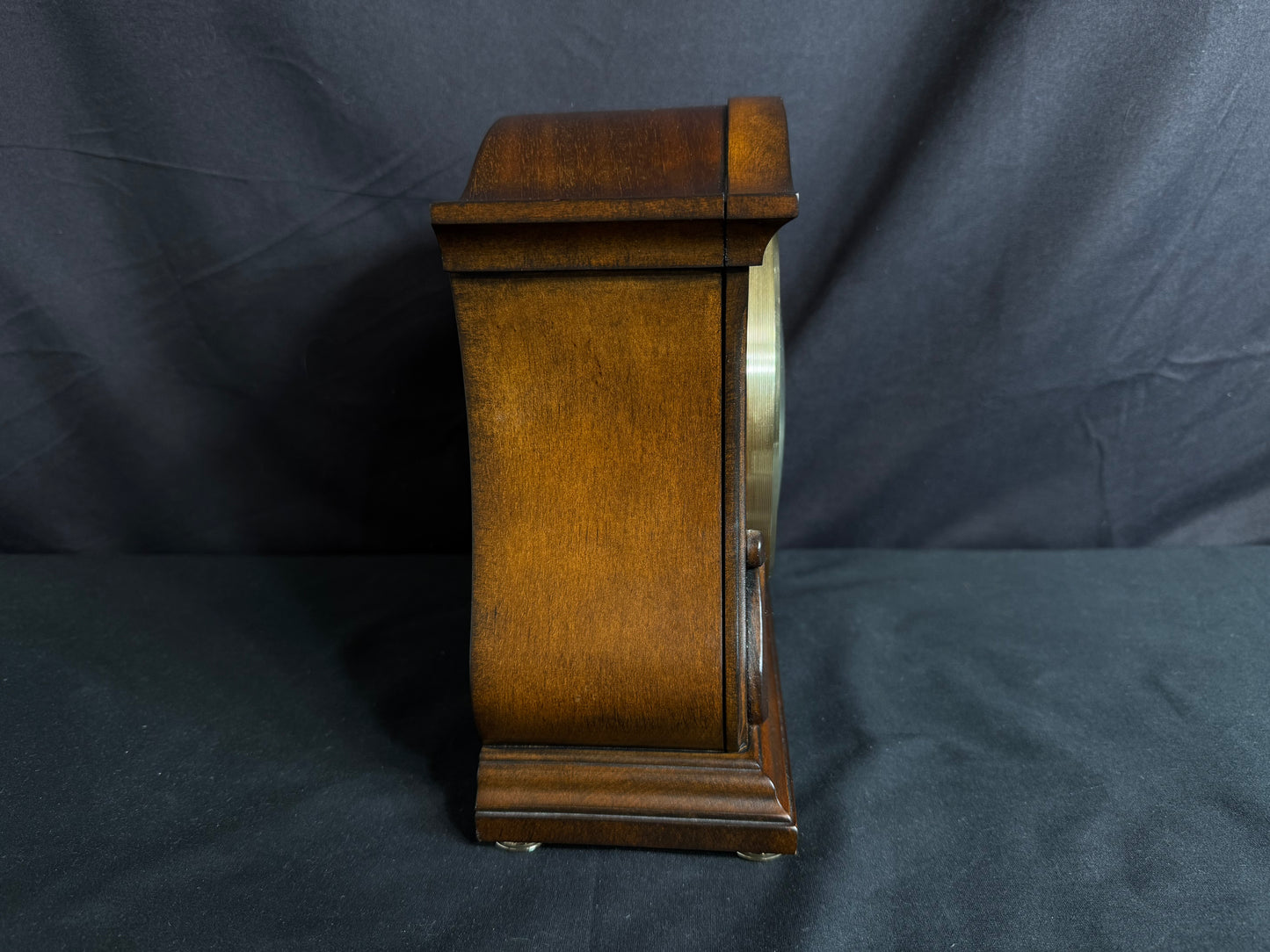Rhythm "CTS Versailles" Traditional Wooden Musical Mantel Clock with Embossed Steel Dial - CRH125UR06