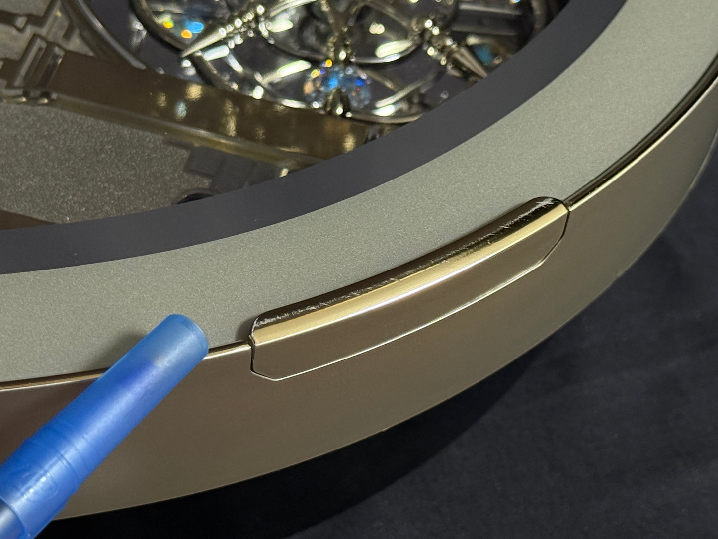 Rhythm "CTS Brilliance" Moving Dial Magic Motion Musical Wall Clock with Popular Melodies - 4MH787-R18