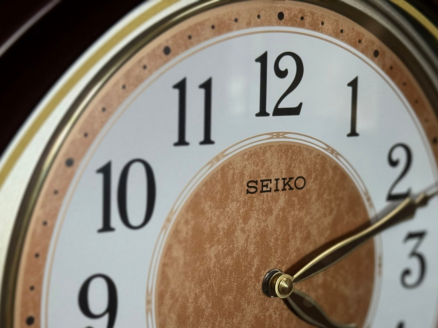 Seiko QXM357BRH “Warm Summer Night” Melodies in Motion Musical Decorative Moving Wall Clock