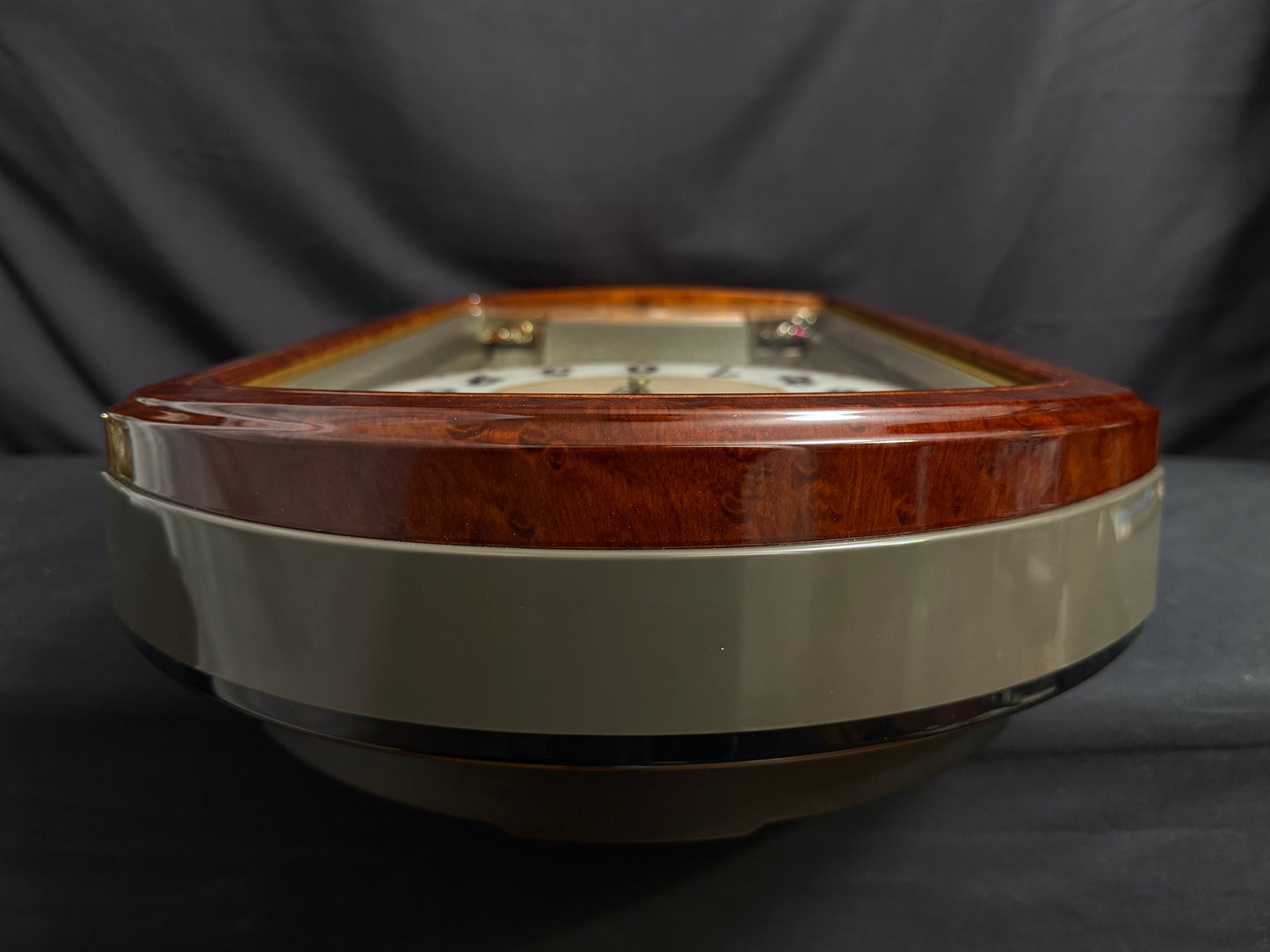 Seiko QXM223BRH "Classic Dropping Dial" Melodies in Motion Musical Moving Wall Clock