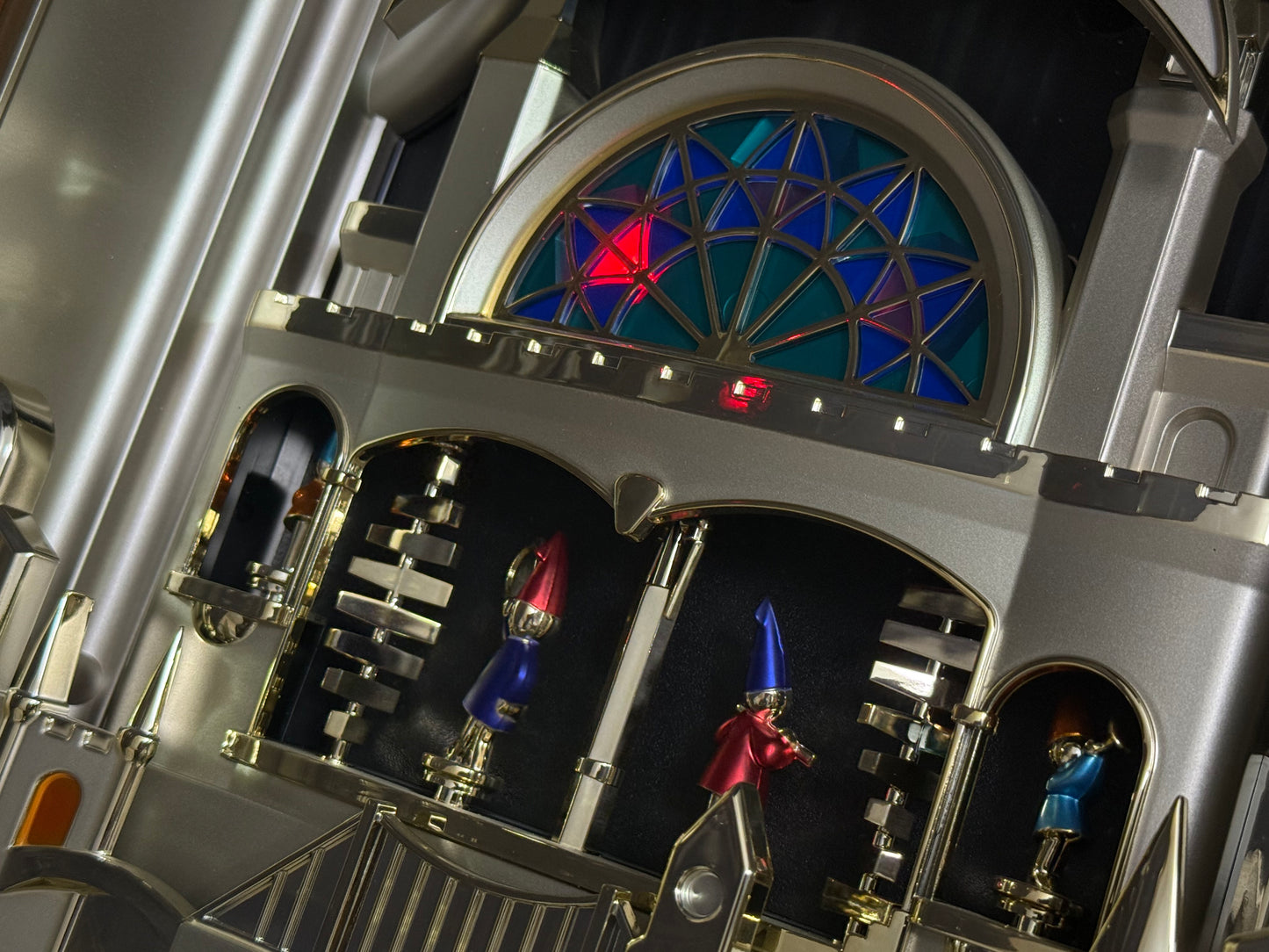 Seiko QXM135BRH "Lover’s Castle" Melodies in Motion Musical Moving Wall Clock with Popular Melodies