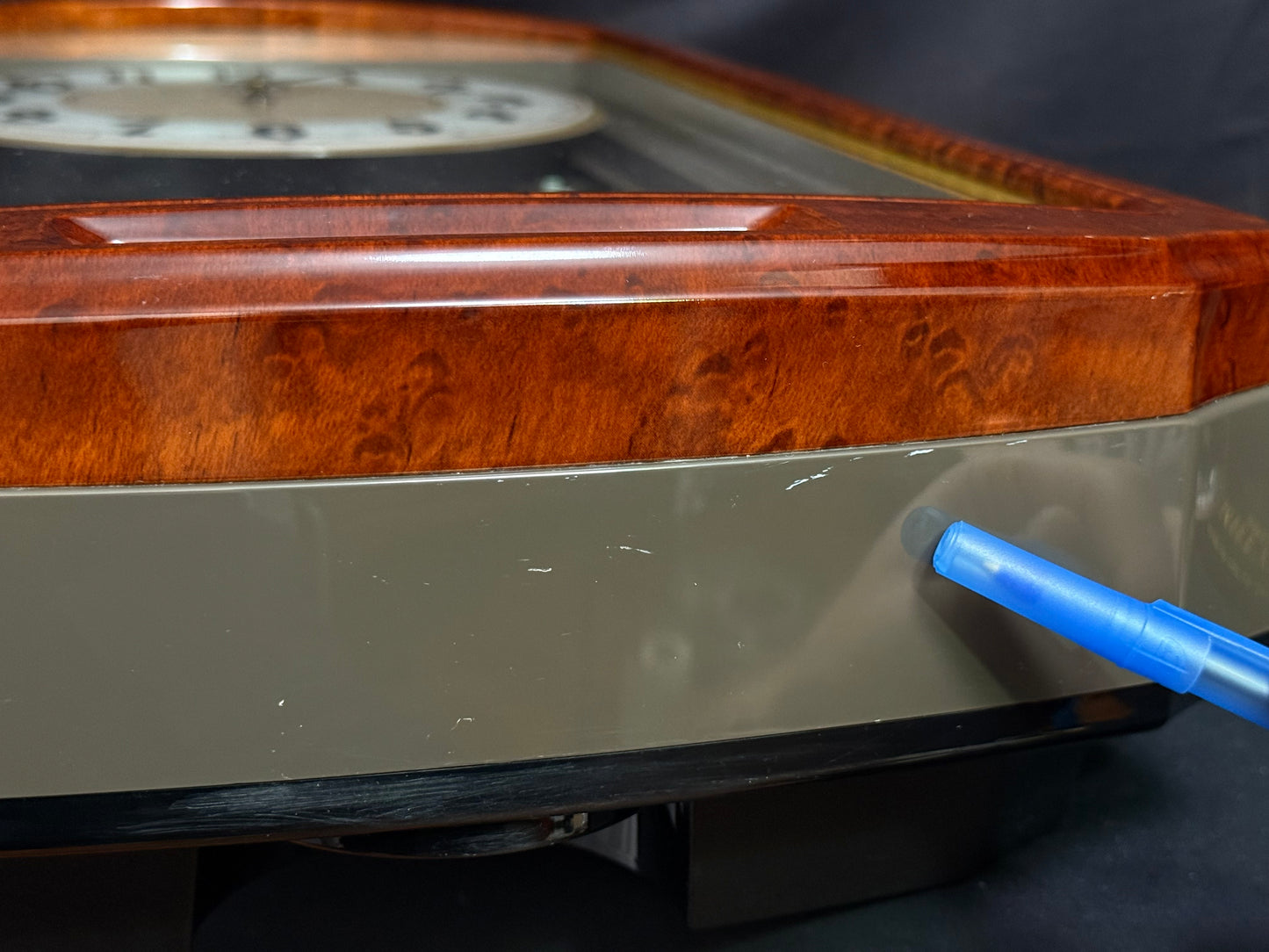 Seiko QXM223BRH "Classic Dropping Dial" Melodies in Motion Musical Moving Wall Clock