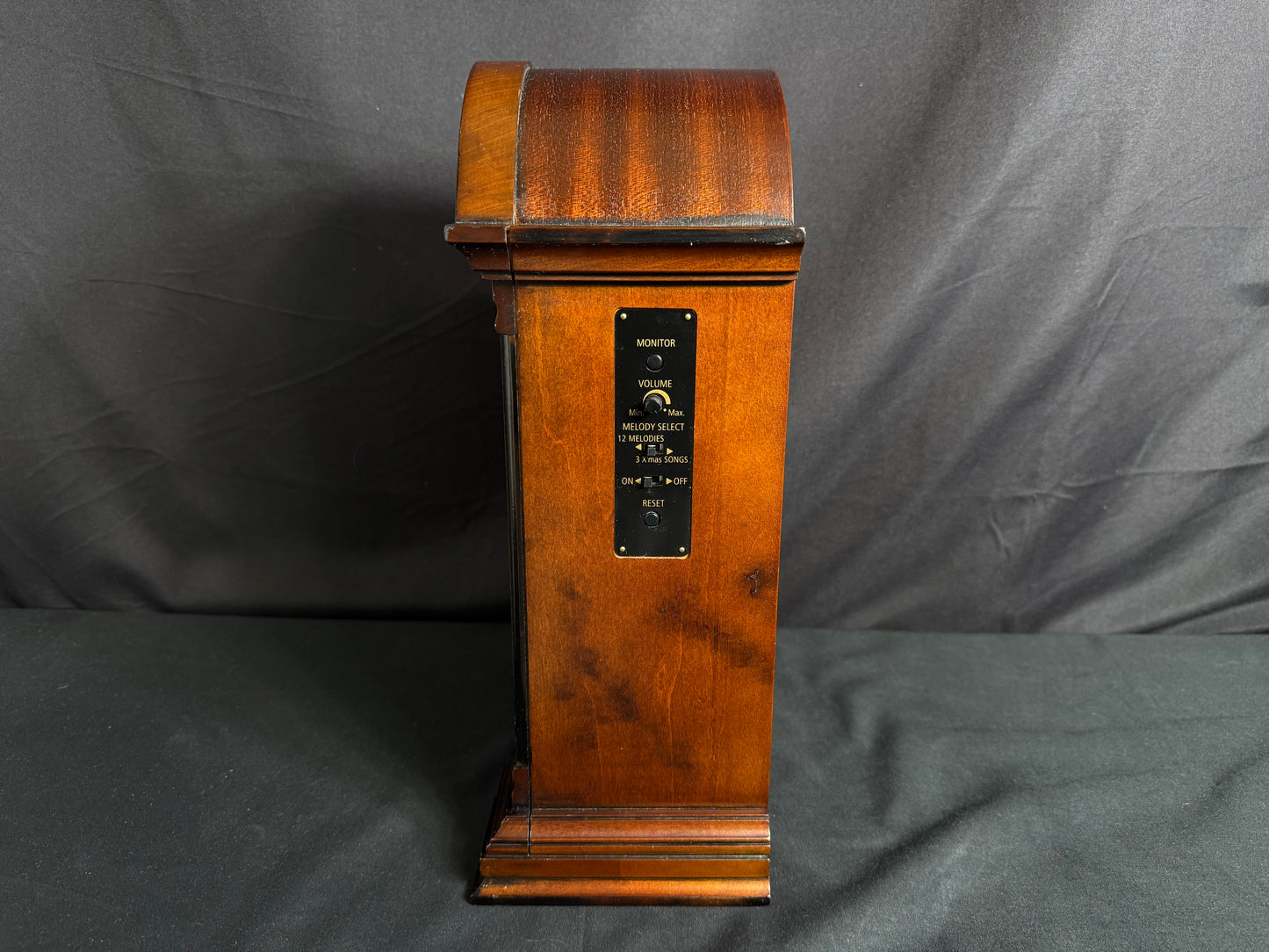 Rhythm "CTS Naples" Traditional Wooden Musical Mantel Clock with Popular Melodies - CRH120UR06