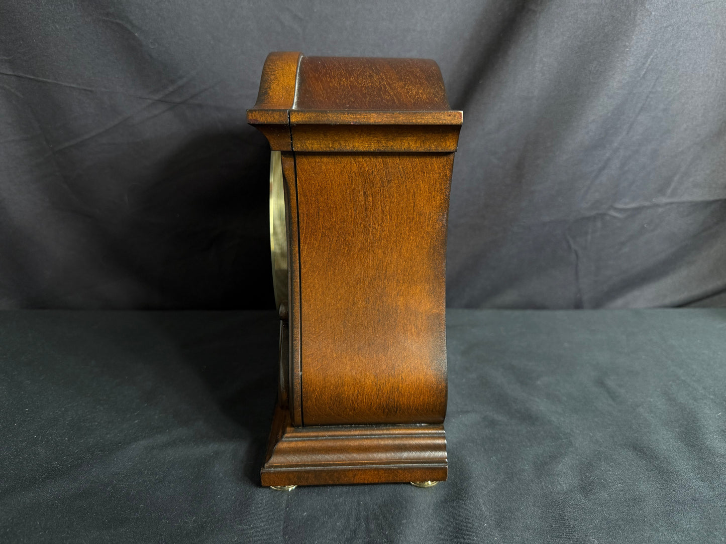 Rhythm "CTS Versailles" Traditional Wooden Musical Mantel Clock with Embossed Steel Dial - CRH125UR06
