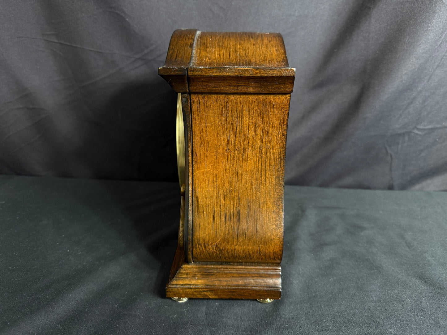 Rhythm "WSM Versailles II" Traditional Wooden Chiming & Musical Mantel Clock with Embossed Steel Dial - CRH214UR06