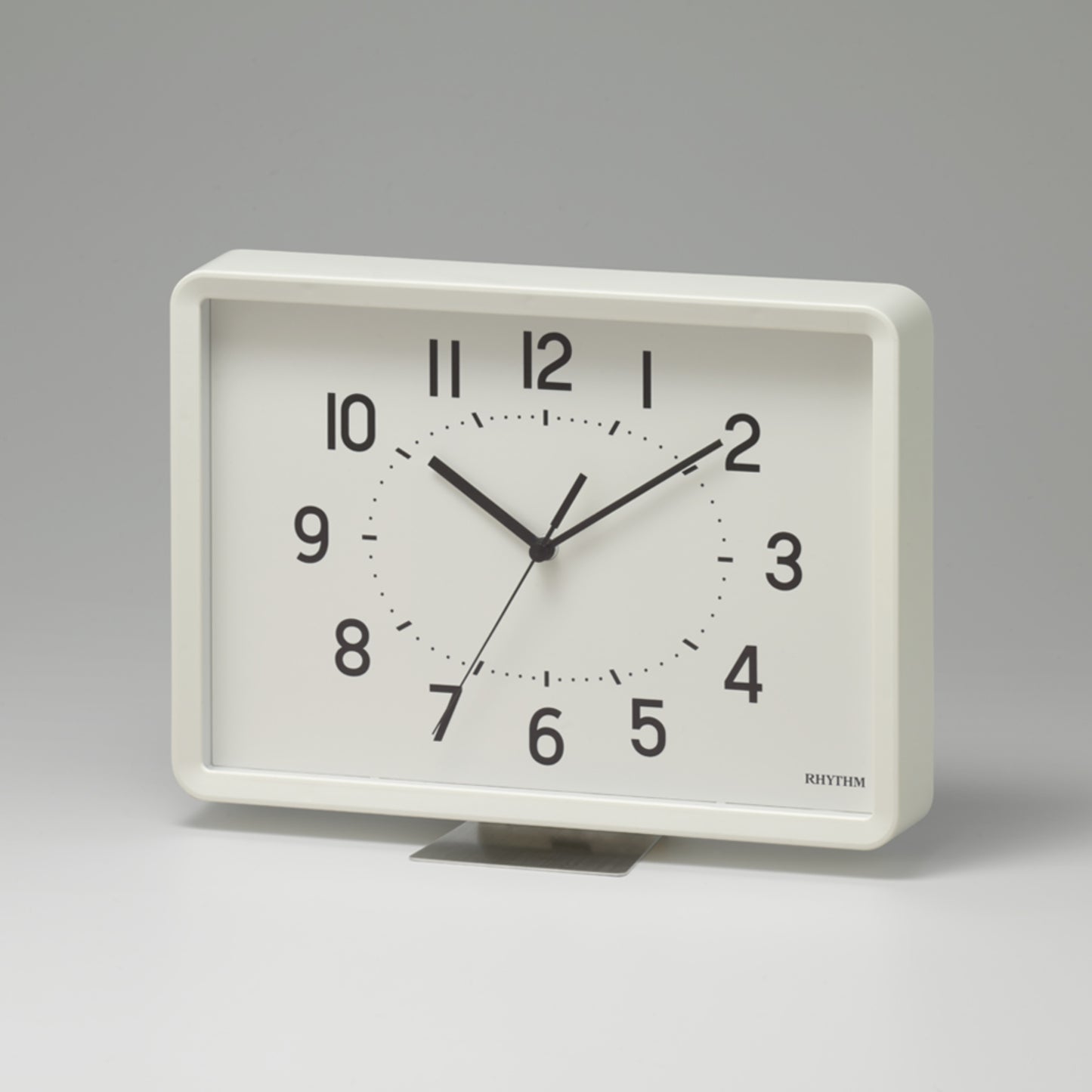 Rhythm “Tanjun” Modern Wall or Table Clock with Quiet Sweep Second Hand - 8MG815SR03