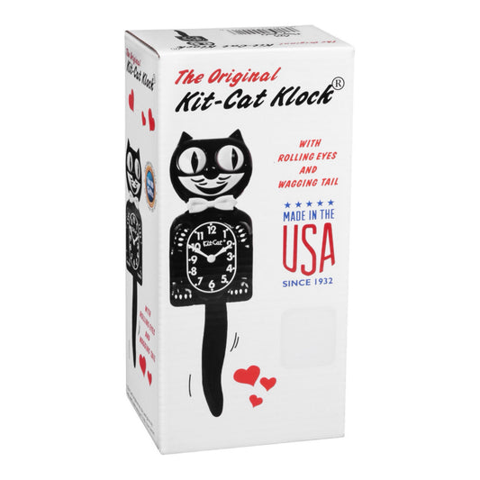 Original Kit-Cat Klock “Spring Daffodil Yellow” Limited Edition Novelty Moving Pendulum Wall Clock by California Clock Company - BC-61