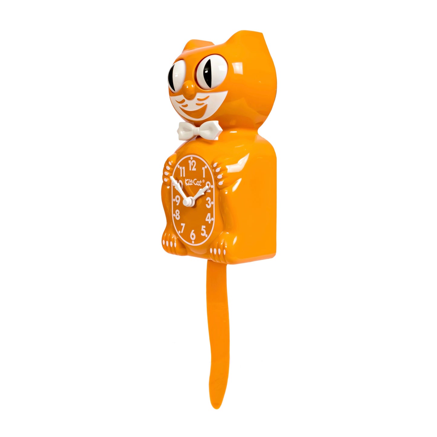 Original Kit-Cat Klock “Festival Orange” Limited Edition Novelty Wall Clock by California Clock Company - BC-55