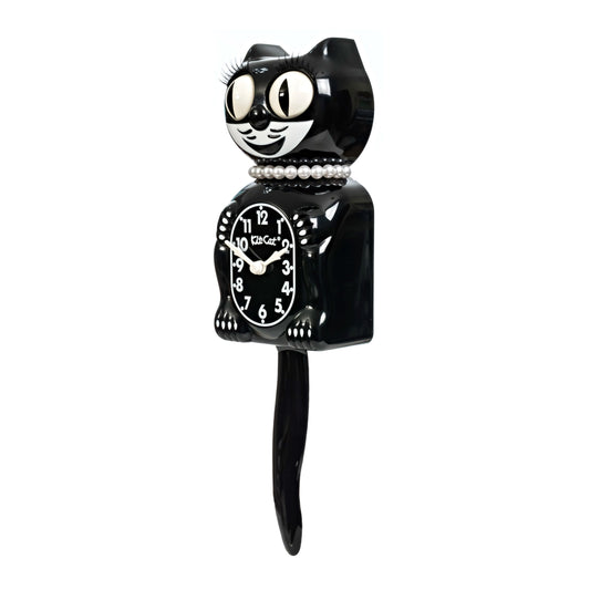 Lady Kit-Cat Klock “Classic Black” Limited Edition Novelty Wall Clock by California Clock Company - LBC-1