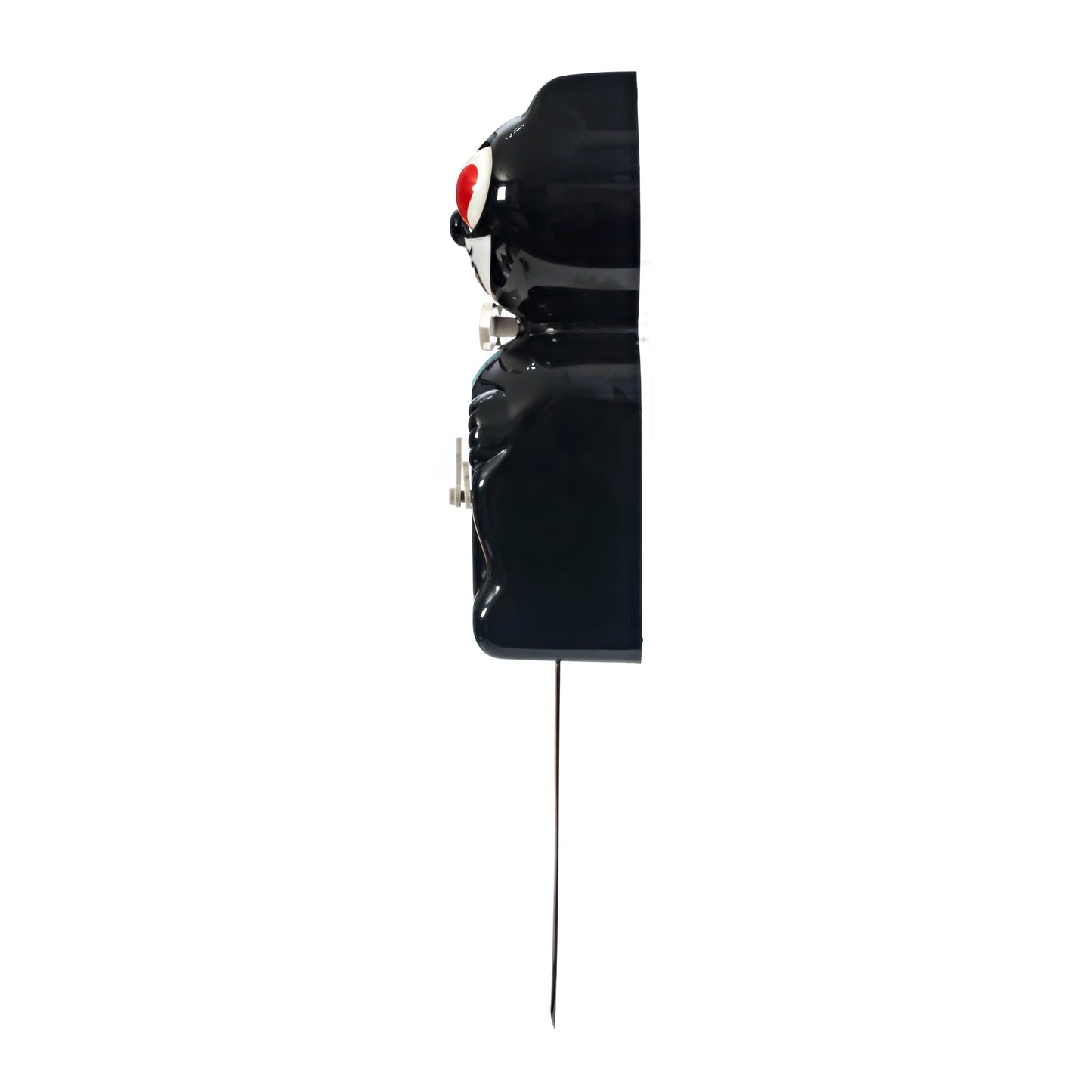 Original Kit-Cat Klock “Classic Black - Heart Eyes” Limited Edition Novelty Wall Clock by California Clock Company - BC-1-Heart