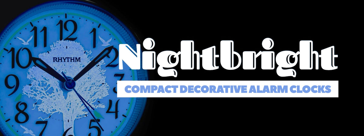 Rhythm’s "Nightbright" Alarm Clocks