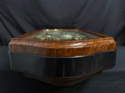 Seiko QXM135BRH "Lover’s Castle" Melodies in Motion Musical Moving Wall Clock with Popular Melodies