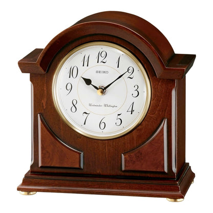 Seiko QXJ012BLH "Sayo" Traditional Wooden Chiming Mantel Clock