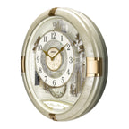 Seiko QXM603WRH “Winter Angels” Melodies in Motion Jaw-Dropping Dial Musical Moving Wall Clock with 13 Songs