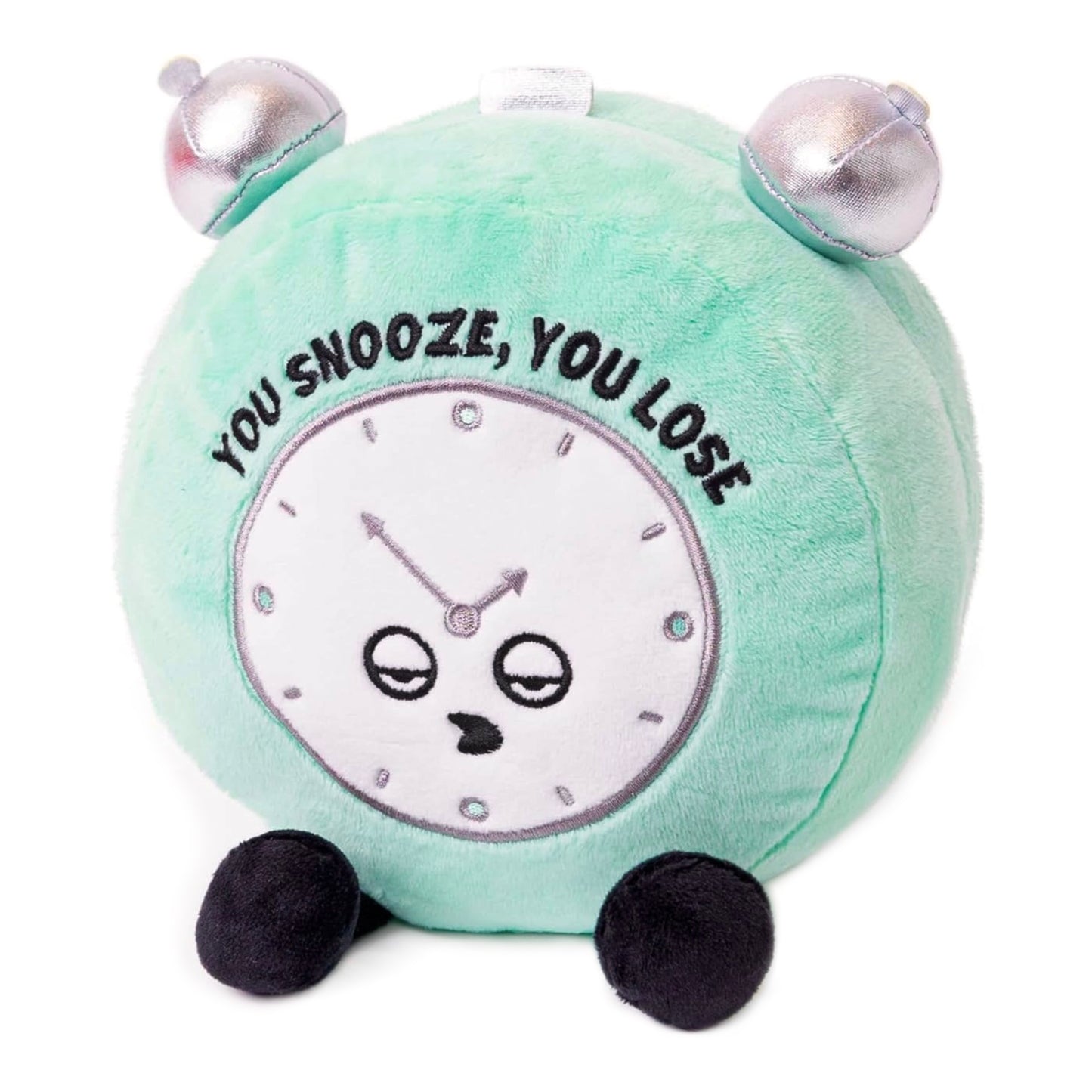 "You Snooze, You Lose!" Novelty Alarm Clock Stuffed Plush Figure by Punchkins