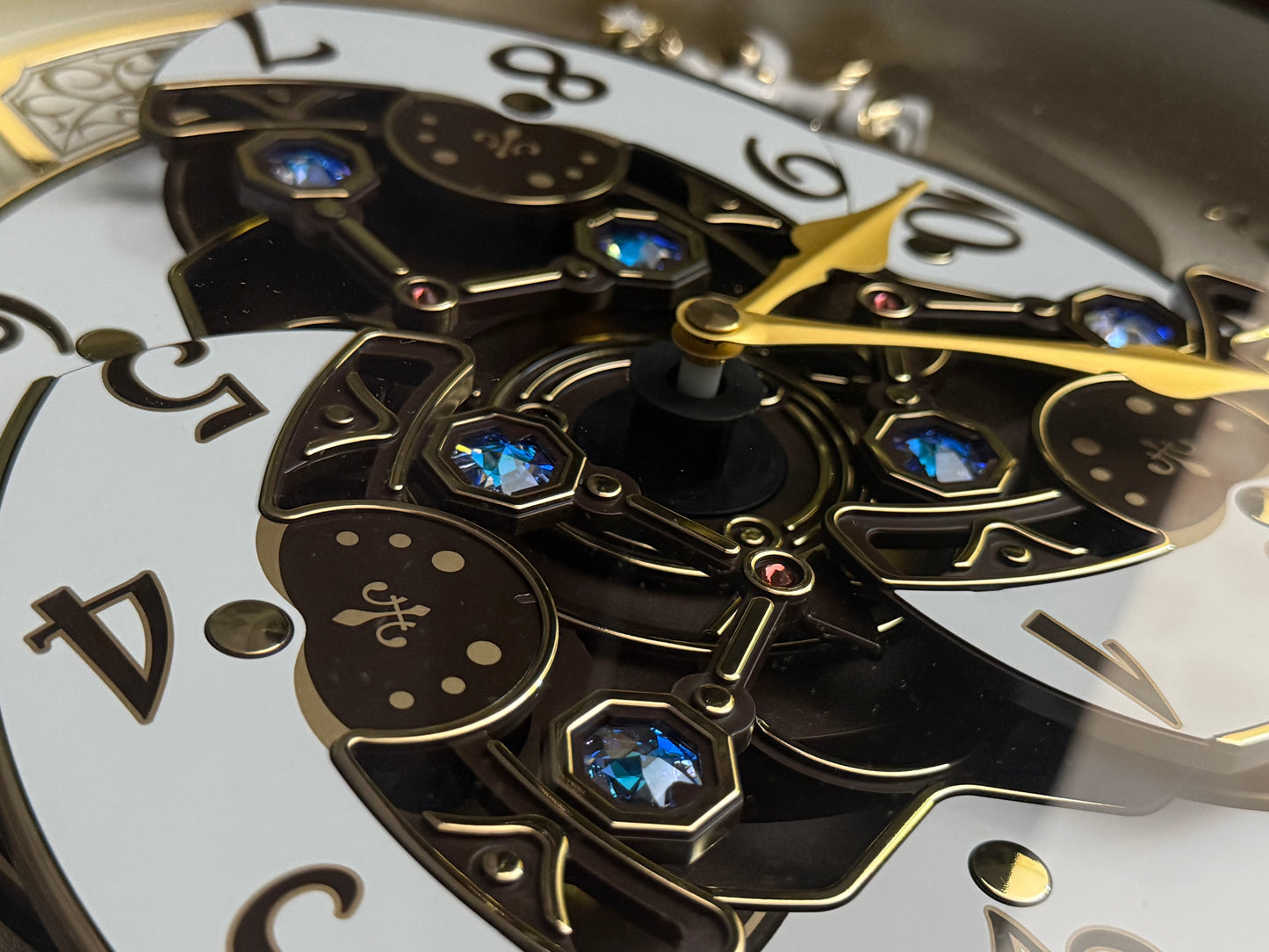 Seiko QXM491BRH "2013 Special Collector's Edition" Melodies in Motion Dancing Dial Musical Wall Clock with '70s Pop Music