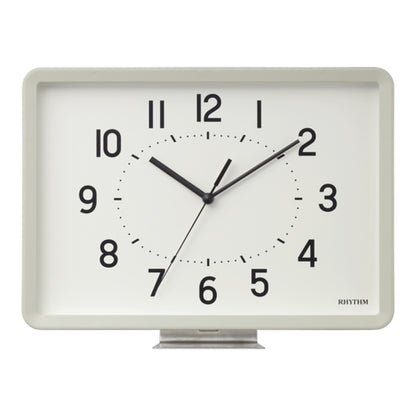 Rhythm “Tanjun” Modern Wall or Table Clock with Quiet Sweep Second Hand - 8MG815SR03