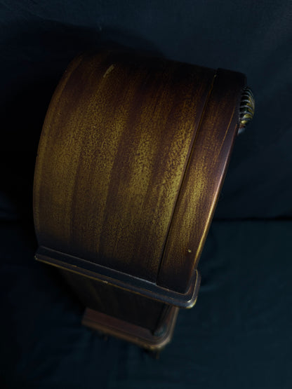 Rhythm "CTS Venetian" Antique-Style Wooden Musical Pendulum Mantel Clock with Intricate Carved Frame - CRJ715UR06