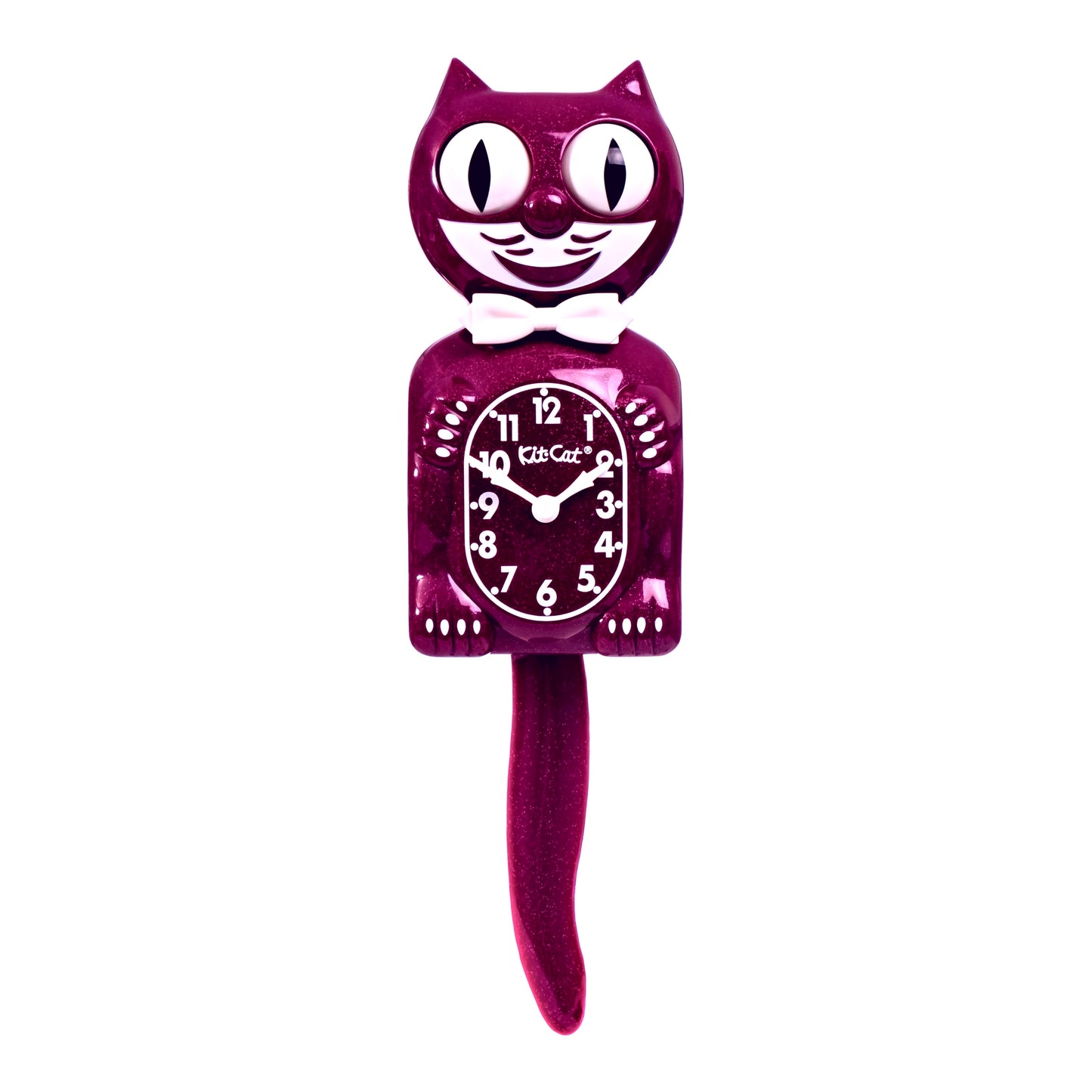 Original Kit-Cat Klock “Ruby Red” Limited Edition Novelty Moving Pendulum Wall Clock by California Clock Company - BC-50