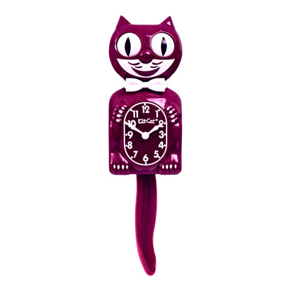 Original Kit-Cat Klock “Ruby Red” Limited Edition Novelty Moving Pendulum Wall Clock by California Clock Company - BC-50