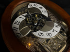 Rhythm "Nostalgia Legend" Moving Dial Magic Motion Musical Wooden Wall Clock with Music by The Beatles - 4MH832WB06