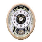 Rhythm “Marvelous” Magic Motion Musical Wall Clock with Moving Dial - 4MH842WD18