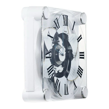 NEW! | Seiko Emblem AHS446WRH "Grace Elite" Melodies in Motion Musical Wall or Mantel Clock with Animated Moving Dial