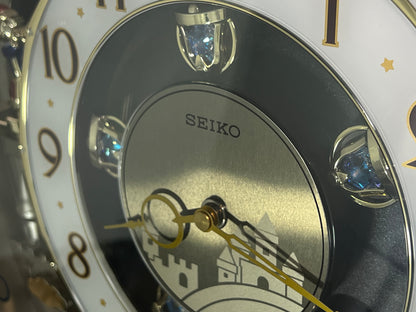 Seiko QXM160BRH “2008 Special Collector's Edition" Melodies in Motion Musical Moving Wall Clock with Music by The Beatles