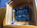 Rhythm "WSM Versailles II" Traditional Wooden Chiming & Musical Mantel Clock with Embossed Steel Dial - CRH214UR06