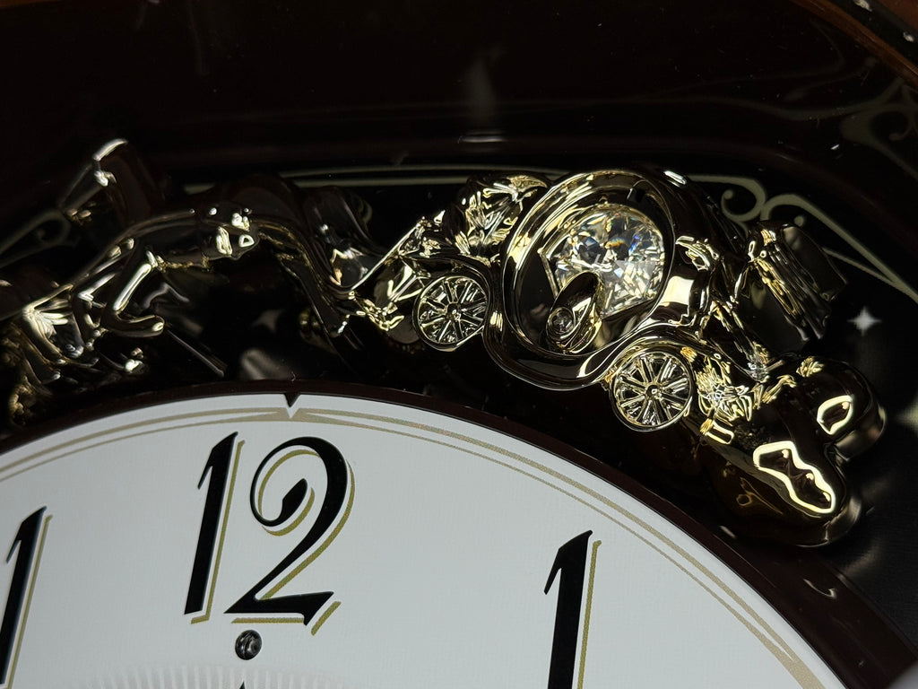 Rhythm “CTS Midnight Dream” Magic Motion Musical Wall Clock with Moving Animation - 4MH823WR06