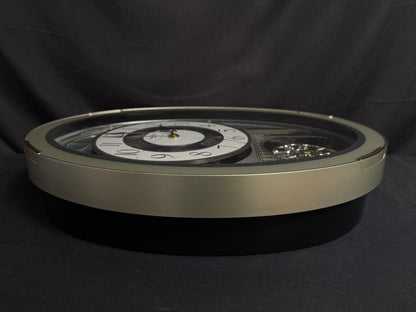 Rhythm "CTS Brilliance" Moving Dial Magic Motion Musical Wall Clock with Popular Melodies - 4MH787-R18