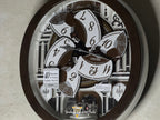 Seiko QXM615BRH “Snow Castle” Melodies in Motion Dancing Dial Musical Wall Clock with 40 Songs