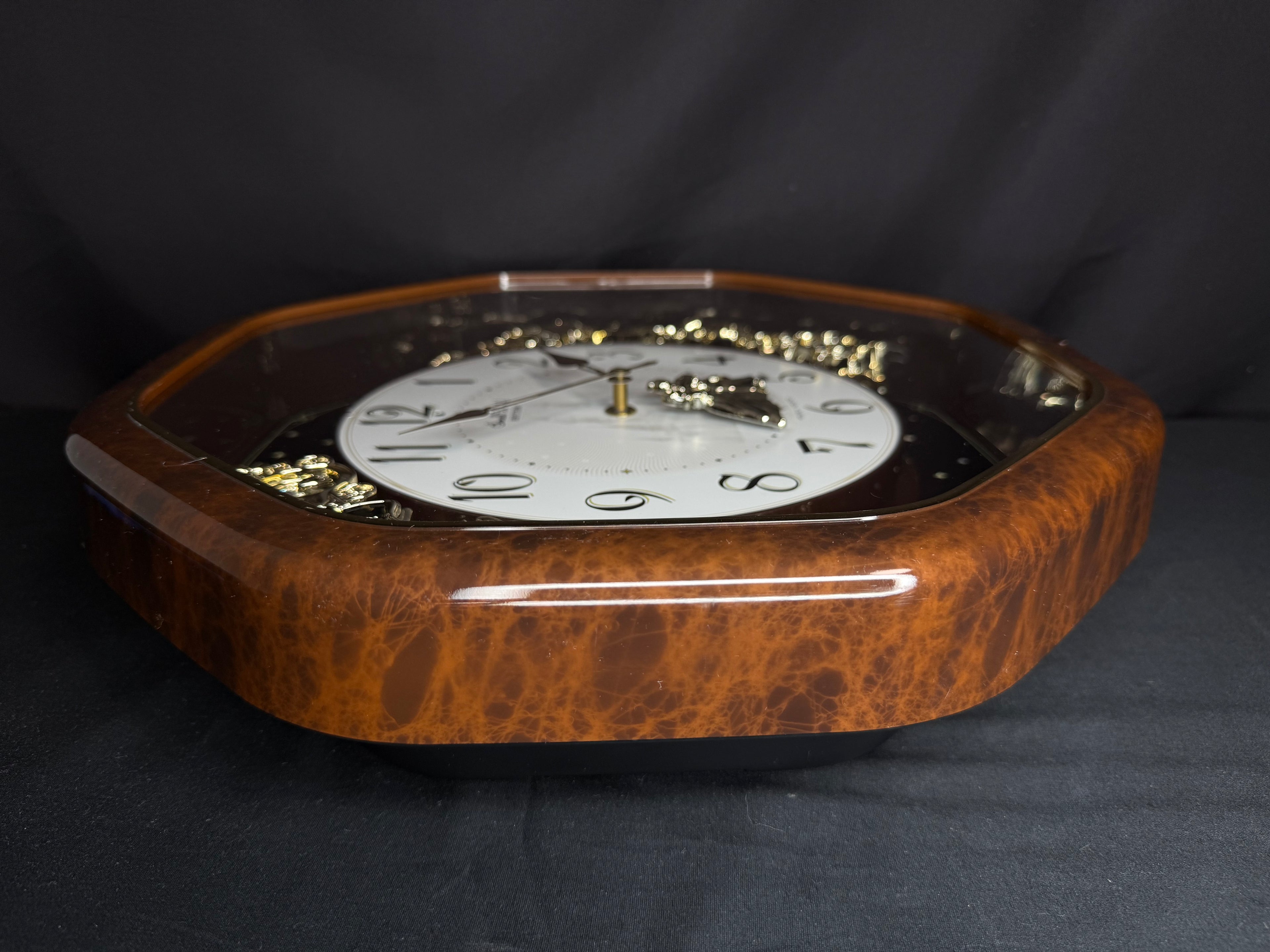 Rhythm “CTS Midnight Dream” Magic Motion Musical Wall Clock with Moving Animation - 4MH823WR06
