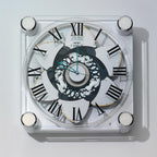Seiko Emblem AHS446WRH "Grace Elite" Melodies in Motion Musical Wall or Mantel Clock with Animated Moving Dial & 18 Songs