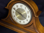 Rhythm "WSM Remington II" Traditional Wooden Chiming & Musical Tambour Mantel Clock with Raised Numerals - CRH216UR06