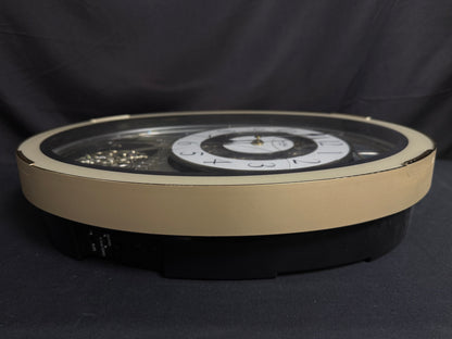 Rhythm "Classic Brilliance" Moving Dial Magic Motion Musical Wall Clock - 4MH787PD18