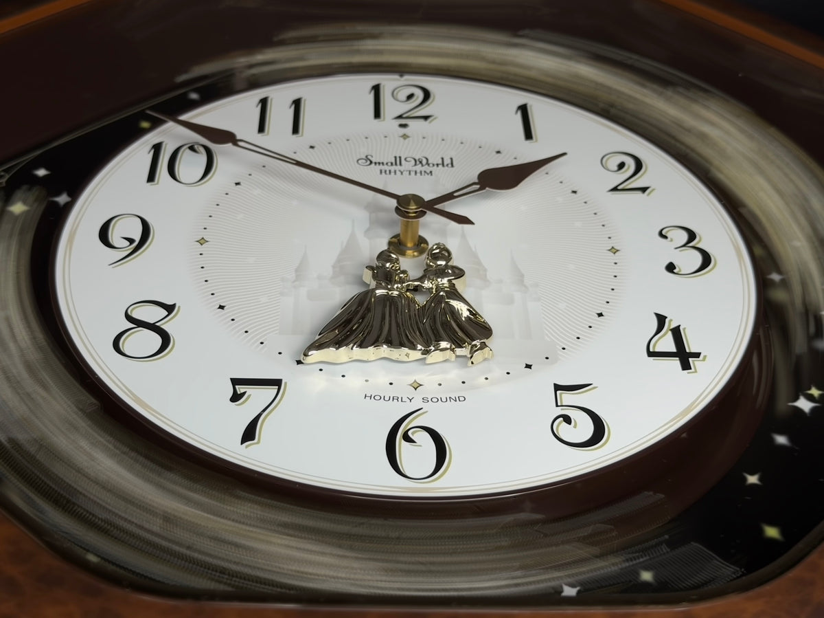 Rhythm “CTS Midnight Dream” Magic Motion Musical Wall Clock with Moving Animation - 4MH823WR06