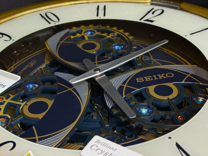 Seiko QXM387GRH “Kingly Mechanical” Melodies in Motion Dancing Dial Musical Wall Clock