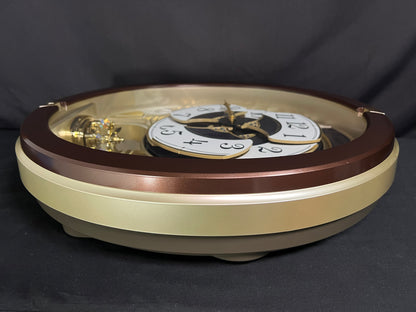 Seiko QXM541BRH "2014 Special Collector's Edition" Melodies in Motion Dancing Dial Musical Wall Clock with Music by The Beatles