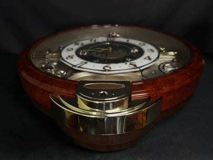 Seiko QXM160BRH “2008 Special Collector's Edition" Melodies in Motion Musical Moving Wall Clock with Music by The Beatles